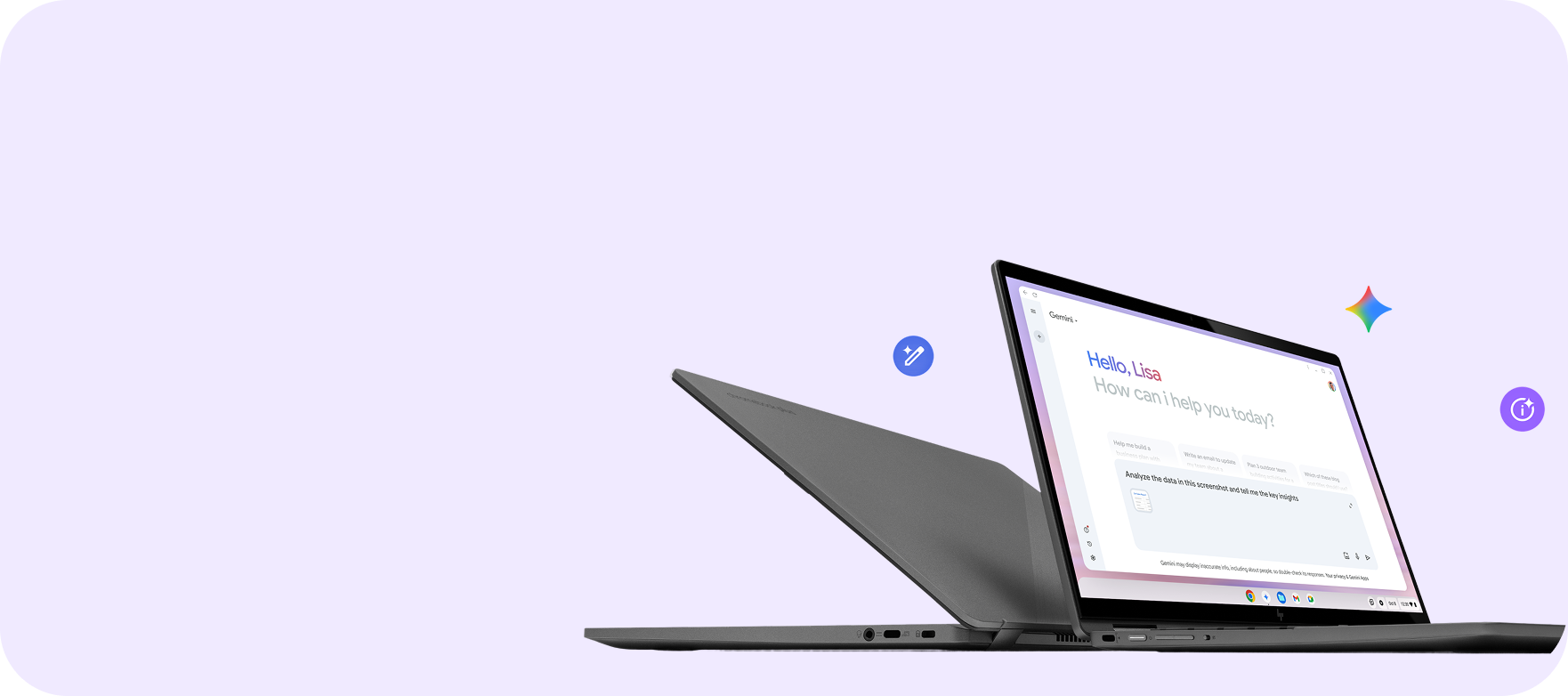 Google AI with Chromebook Plus